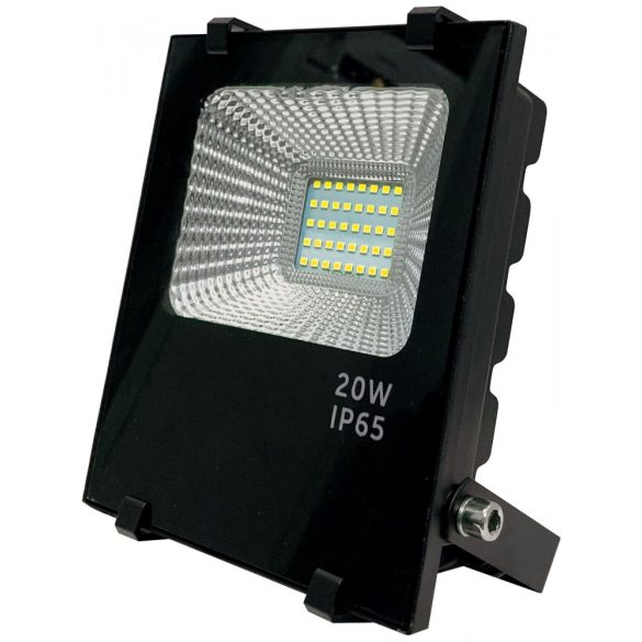 LED Flood Light 20W, 6500K, Black Housing, IP65 - UnoLed