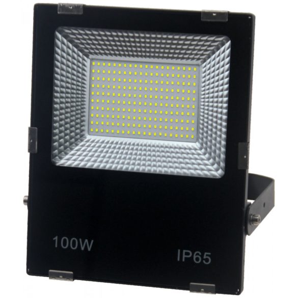 LED flood light 100W 6500K black housing IP65 UnoLed