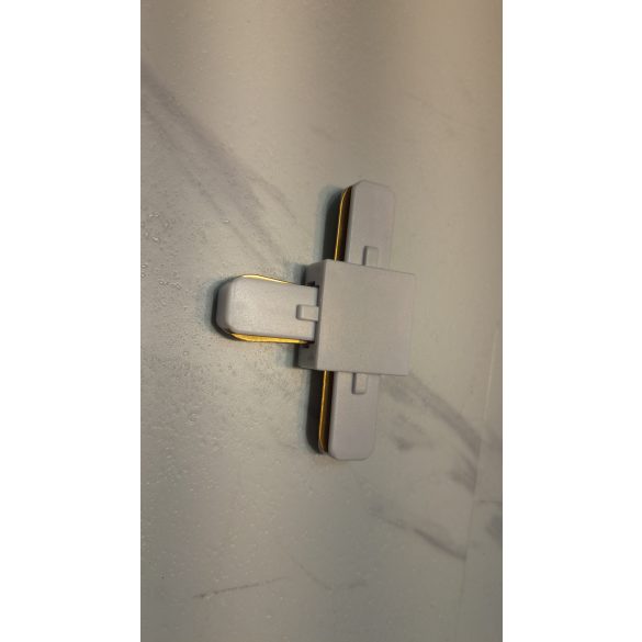 T connector for 1-phase track rail, white