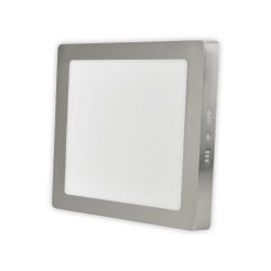   Falon kívüli led panel 20W, CCT, króm keret, négyzet alakú
