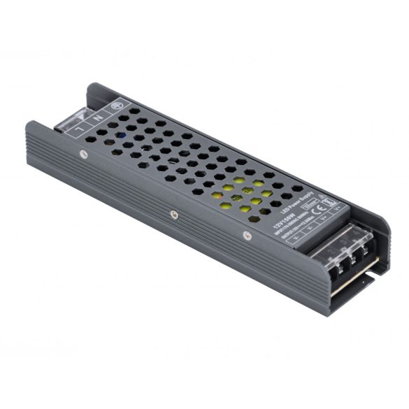 Metal case LED power supply 150W, DC12V, 12,5A, IP20