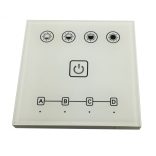 4-zone wall remote for single colour controller, power: AC90-265V, RF: 2,4G