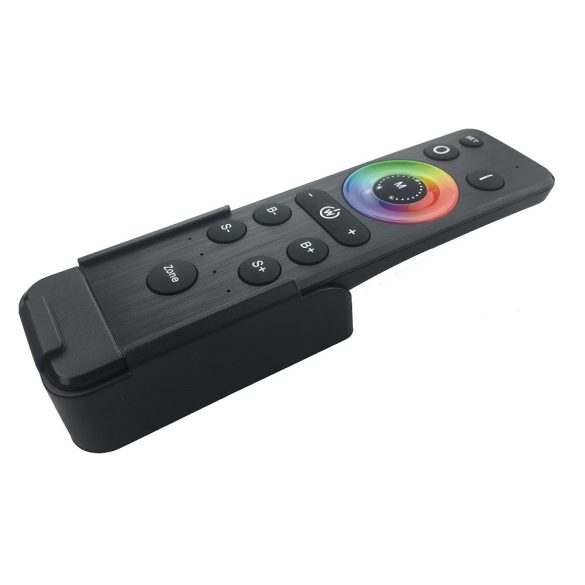 4-zone 5in1 remote for Single/CCT/RGB/RGBW/RGB+CCT LED strip controller, RF: 2,4G
