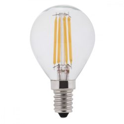   E14 4W filament gömb led égő fényerőszabályozható semleges fehér (4500K)