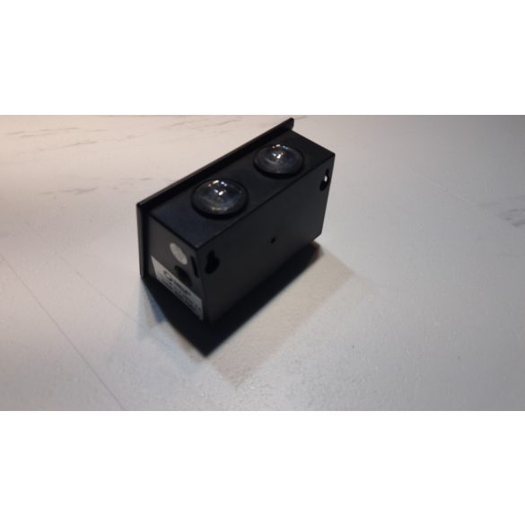Napelemes falmosó lámpa, 2 + 2 led, RGB