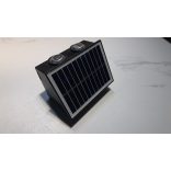 Napelemes falmosó lámpa, 2 + 2 led, 3000K
