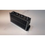 Napelemes falmosó lámpa, 4 + 4 led, RGB