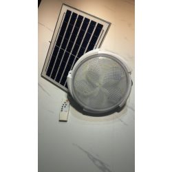 Napelemes mennyezeti lámpa 40W, 6000K, távirányítóval