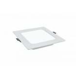 6W backlit süllyeszthető led panel, négyzet alakú, semleges fehér (4500K)