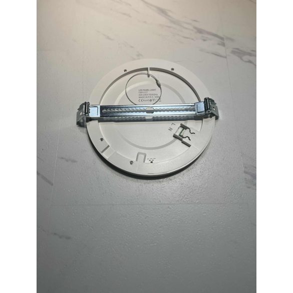2 az 1 led panel 6W, kör alakú, CCT, fehér