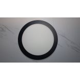 2 az 1 led panel 24W, kör alakú, CCT, fekete 